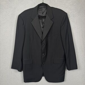 Brooks Brothers Tuxedo Jacket Mens 42 R Black Golden Fleece Wool USA Old Money